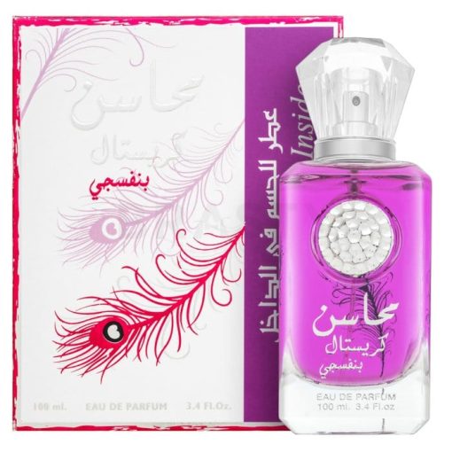 MAHASIN CRYSTAL VIOLET Lattafa perfume para MUJER 100 ml - Image 2